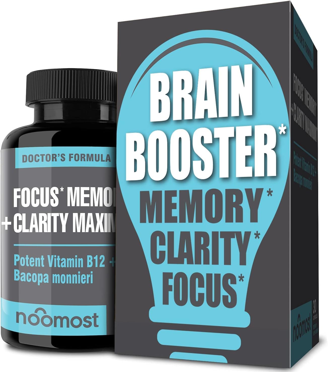 Panax Ginseng Brain Booster Supplement by NooMost - Cognitive Support Formula