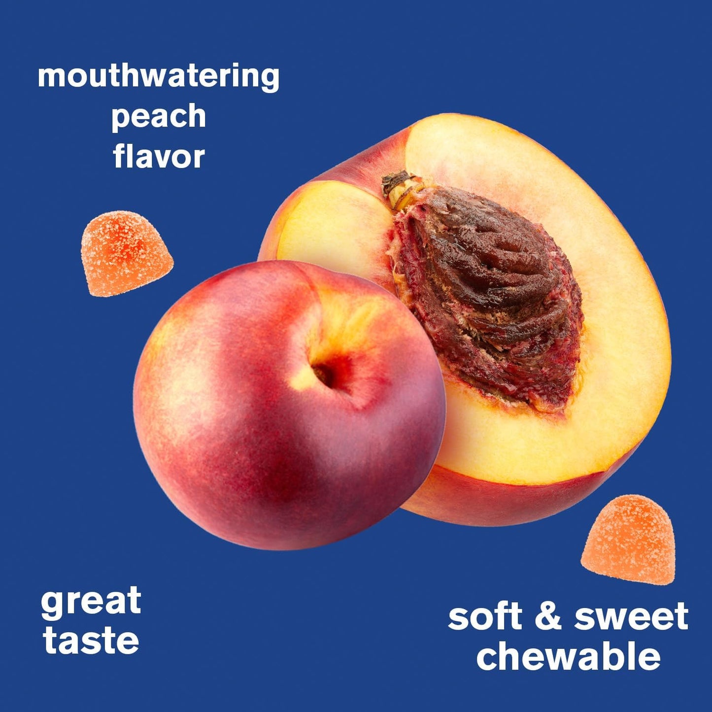 Panax Ginseng Gummies - 96mg Extract per Serving - Non-GMO, Natural Flavors, Vegan, Gluten-Free - 60 Count