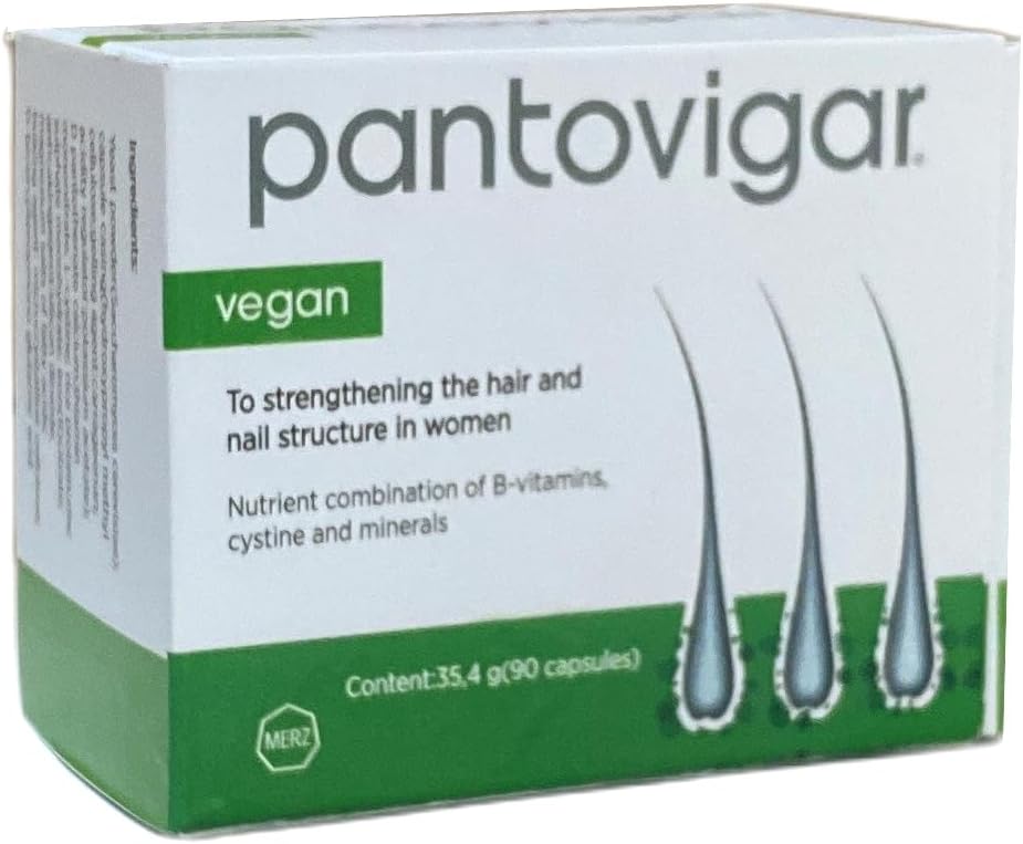 Pantovigar 90 Cap - Hair and Nail Strengthening Supplement for Women