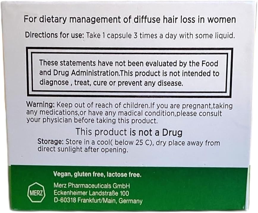 Pantovigar 90 Cap - Hair and Nail Strengthening Supplement for Women