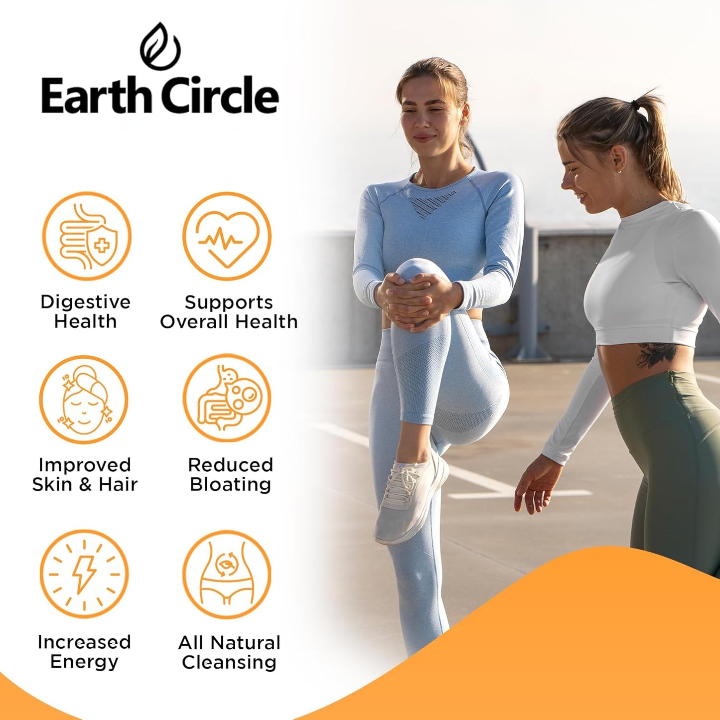 Papaya Seed Powder Capsules - High-Potency Papain Digestive Supplement - 60 Vegan Capsules x 3 - Earth Circle Organics