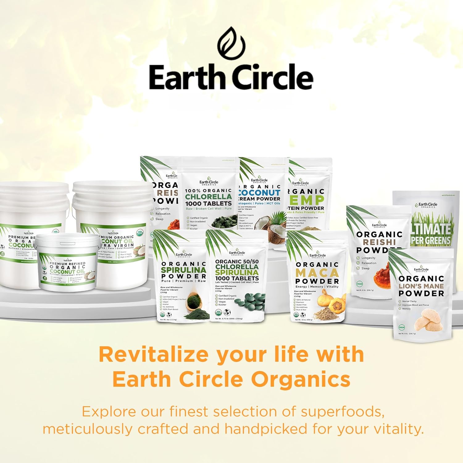 Papaya Seed Powder Capsules - High-Potency Papain Digestive Supplement - 60 Vegan Capsules x 3 - Earth Circle Organics