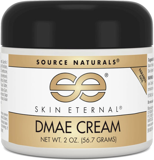 Paraben-Free 2 oz Source Naturals Skin Eternal DMAE Cream for Youthful Skin