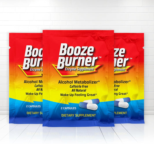 Party Pack Booze Burner |3 Pack| Ultimate Pre-Party Supplement for Over-Indulgence Prevention and Hydration to Reduce Hangovers