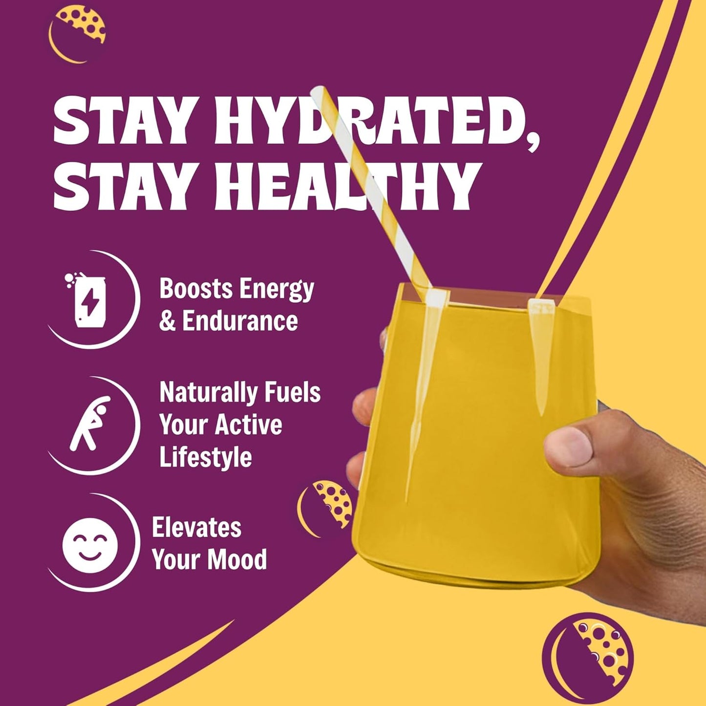 Passionfruit Electrolyte Powder - Sugar-Free Hydration Mix, Zero Calories, Carbs, Artificial Ingredients - Keto, Vegan-Friendly - 90 Servings