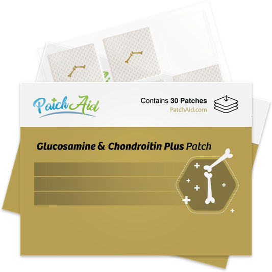 PatchAid Glucosamine and Chondroitin Topical Patch - 30 Day Supply for Joint Support