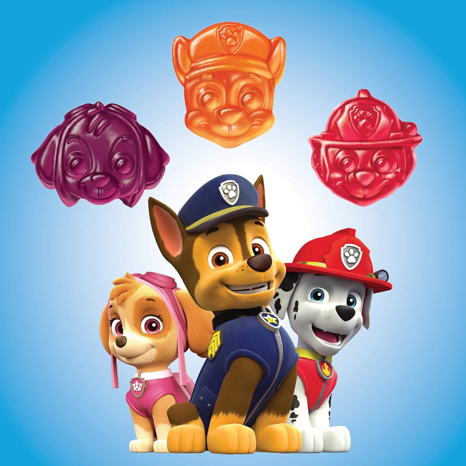 Paw Patrol Gummy Vites Kids Multivitamin - Immune Support - Cherry, Orange, Blueberry - 60 Gummies x 2 Pack