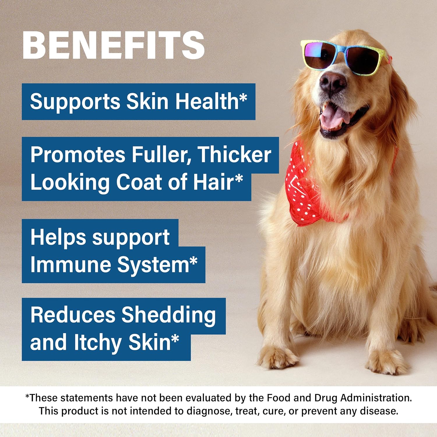 PawMedica Omega 3 Fish Oil Supplement for Dogs, Promotes Healthy Skin & Coat, Vitamin Chews for Dog Allergies