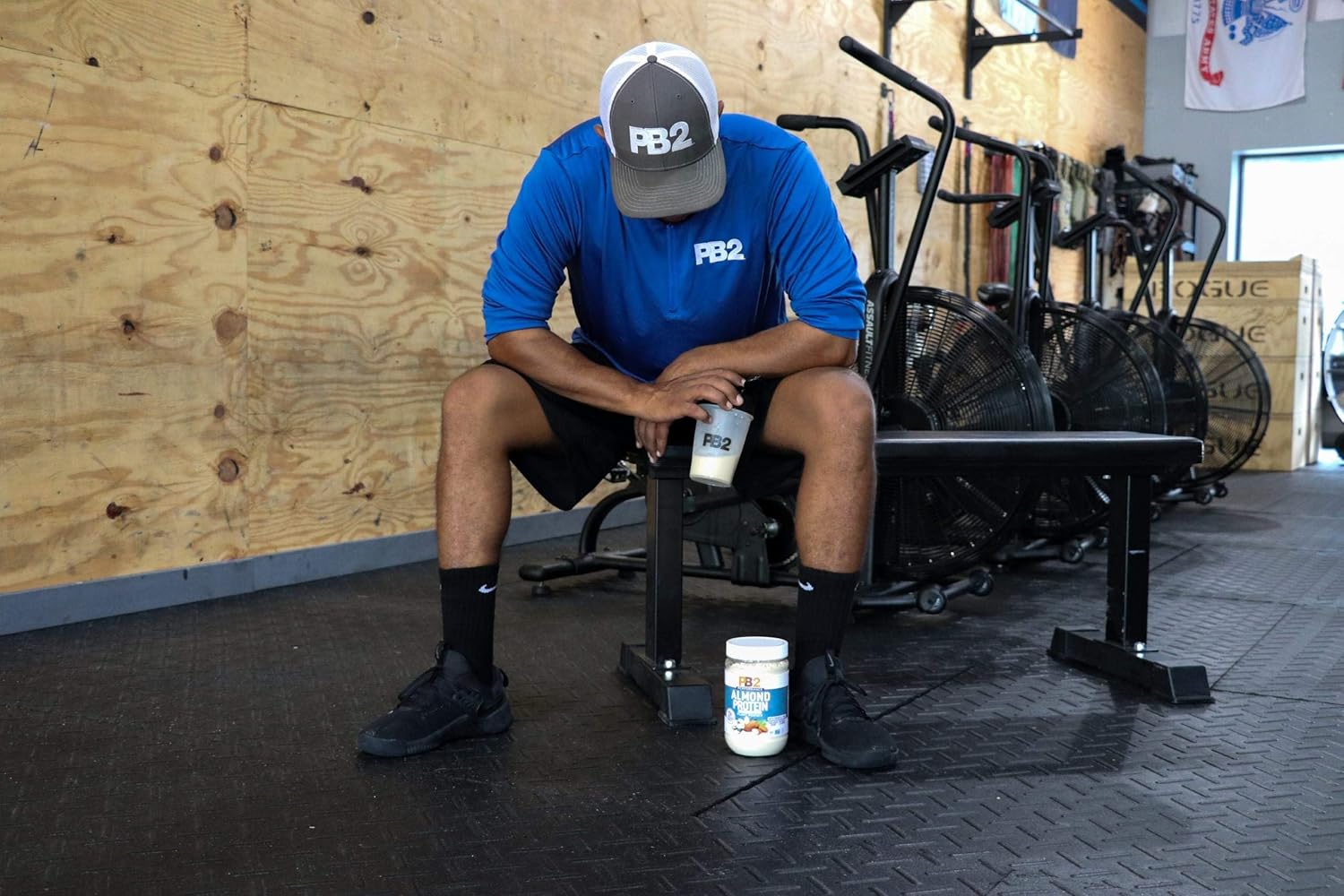 PB2 Almond Protein Powder with Madagascar Vanilla - 1lb Jar - 20g Vegan Plant Based Protein Powder, Non GMO, Gluten Free