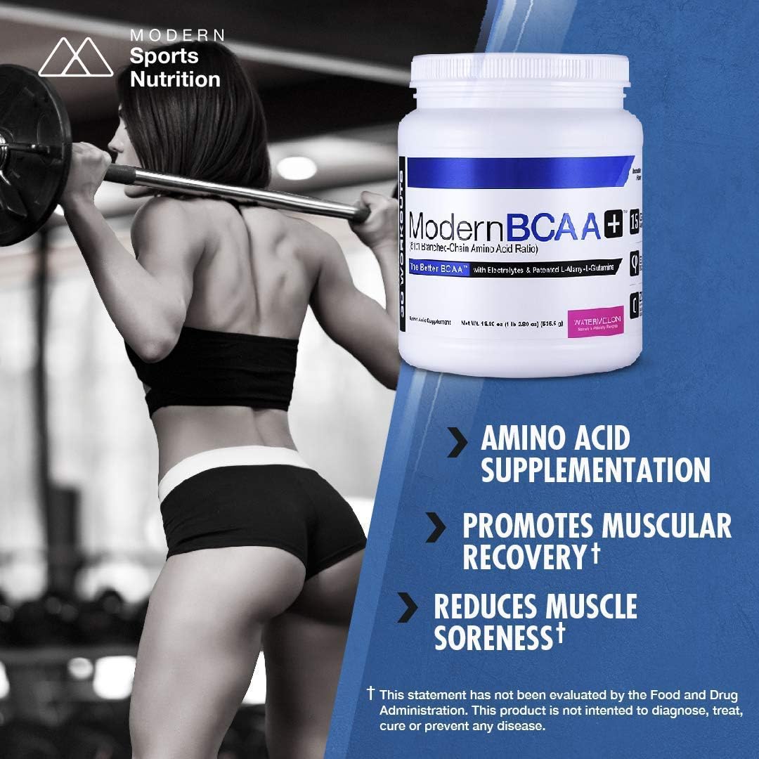 Peach Tea BCAA Powder Drink Mix - 30 Servings for Muscle Recovery & Essential Amino Acids