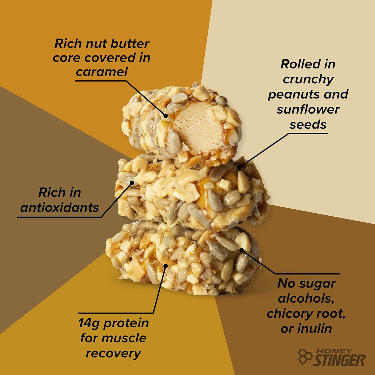 Peanut Sunflower Seed Protein Bar Box of 12 | Sports Nutrition Snack Bar for Exercise & Recovery | Nut + Seed Bar for Endurance & Performance - BoostGo Australia