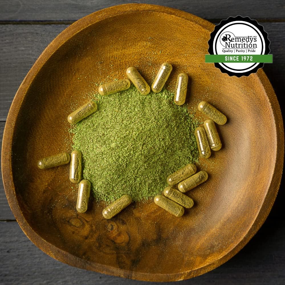 Peppermint Leaf 1,000mg Capsules | Herbal Dietary Supplement | Two Month Supply | Non-GMO, Gluten Free, Dairy Free, No Additives