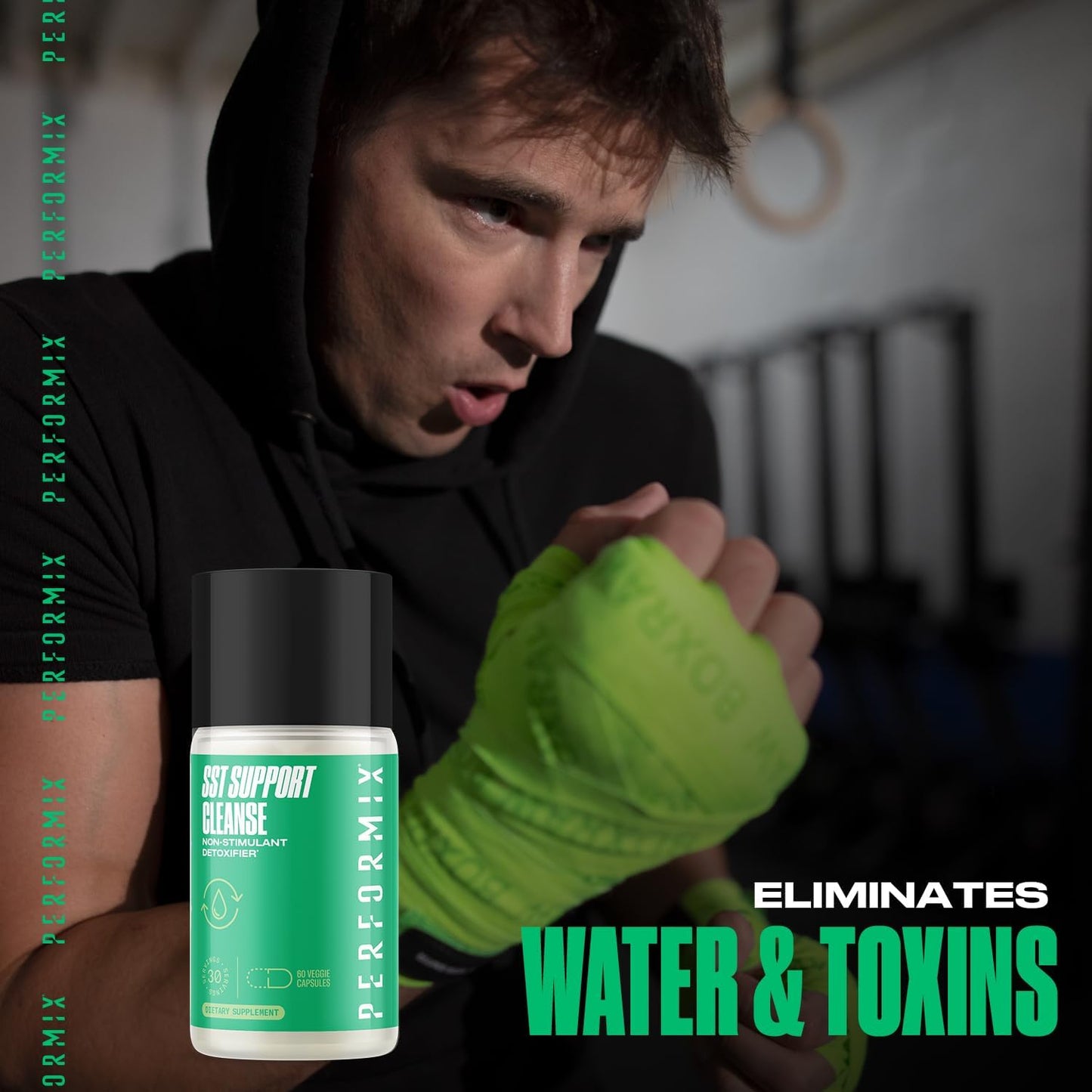 Performix SST Liver Cleanse Capsules with Milk Thistle & Turmeric - Non-Stimulant Detox for Healthy Liver & Digestion - 60 Count