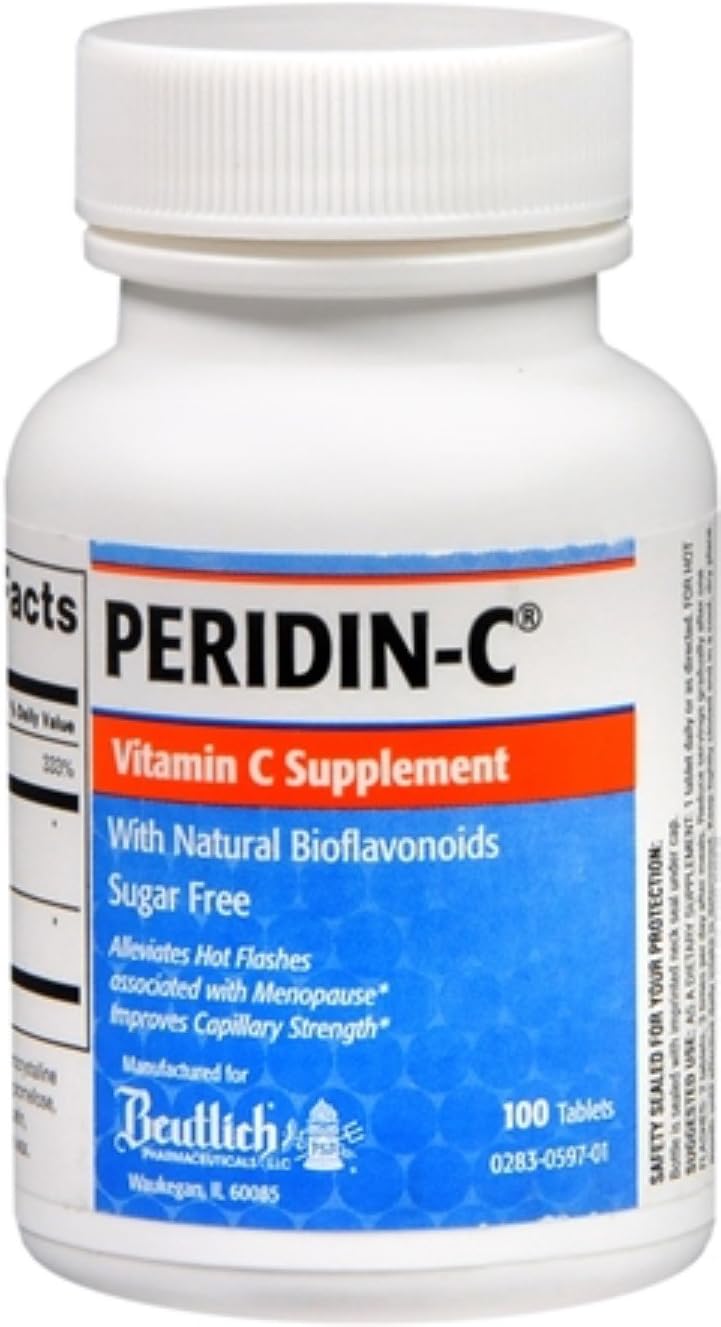 Peridin-C Vitamin C Tablets - 200 Tablets (2 Pack) - Immune Support Supplement