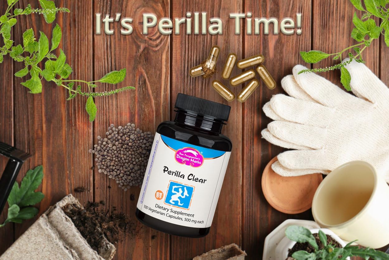 Perilla Clear Capsules - Natural Herbal Supplement for Clarity and Wellness - 60 Capsules, 500 mg