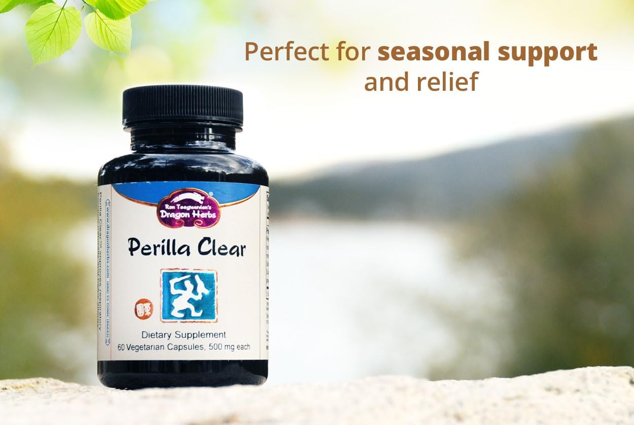 Perilla Clear Capsules - Natural Herbal Supplement for Clarity and Wellness - 60 Capsules, 500 mg