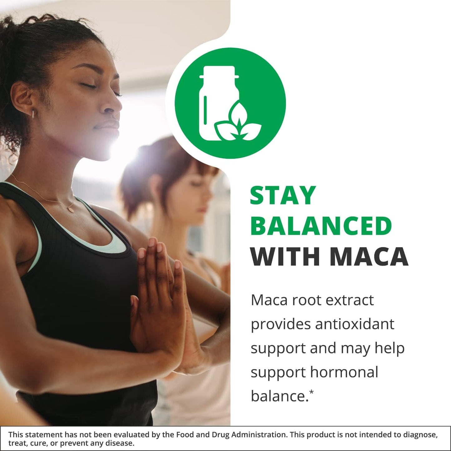 Peruvian Maca Root Extract Mood Supplement Drops for Women's Hormonal Health - Vegan Herbal Tincture (2oz / 60ml)