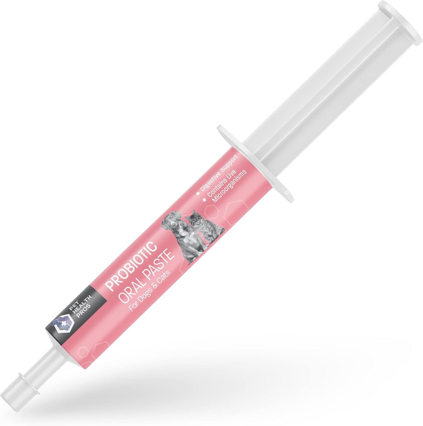 Pet Health Pros Probiotic Gel for Dogs & Cats - Improve Digestive Health - Anti-Diarrhea Probiotic Paste - Ideal for Travel, Kenneling, Training - 30 cc