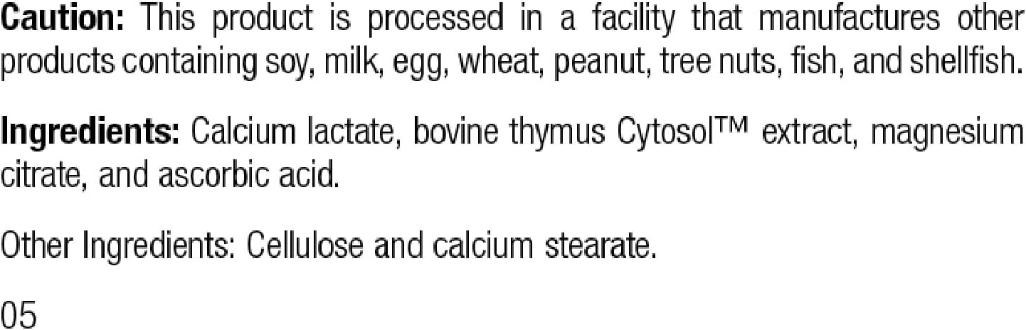 Pet Immune System Support Supplement with Vitamin C - 90 Tablets - Thymus Supplement for Cats & Dogs - Boost Canine & Feline Immune Health