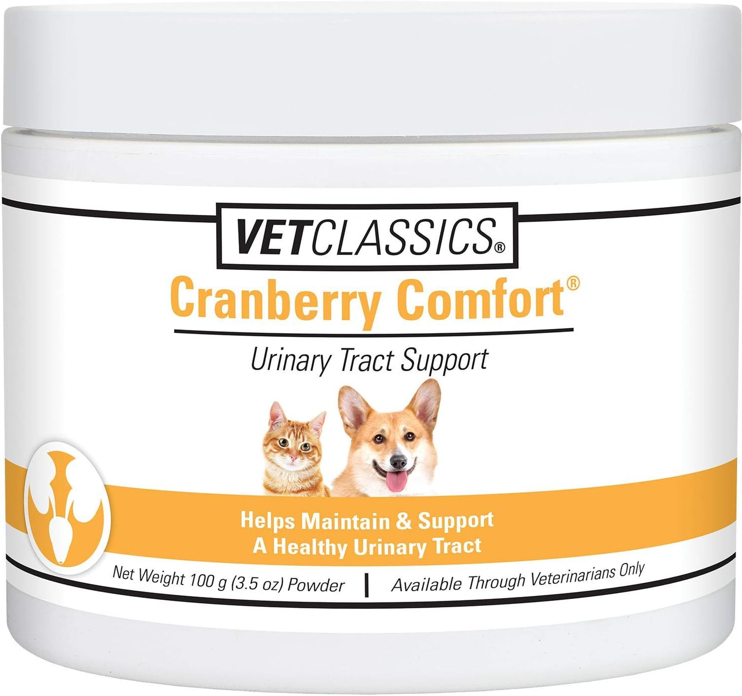 Pet Supplement for Bladder Health in Dogs and Cats - Cranberry Comfort Urinary Tract Formula - Supports Incontinence Control - 3.5 oz Powder