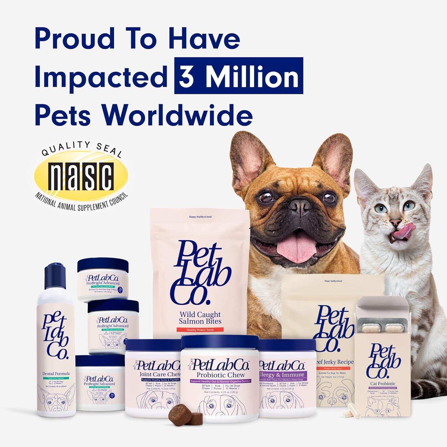 PetLab Co. Probiotic Chews for Small Dogs - Boost Immunity, Alleviate Allergies, Itchiness & Improve Gut Health - 30 Chews