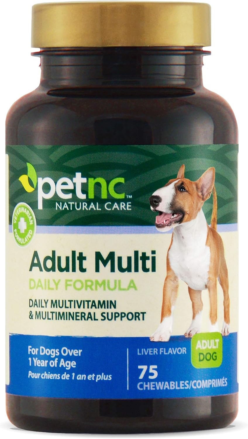 PetNC Natural Care Adult Multi Chewables - 75 Count for Dogs