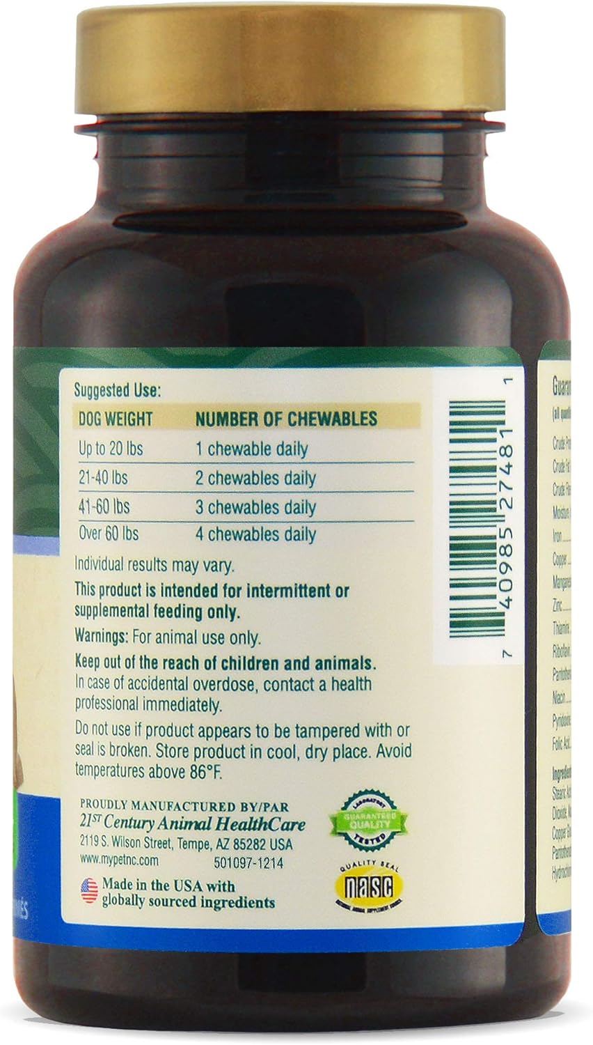 PetNC Natural Care Adult Multi Chewables - 75 Count for Dogs