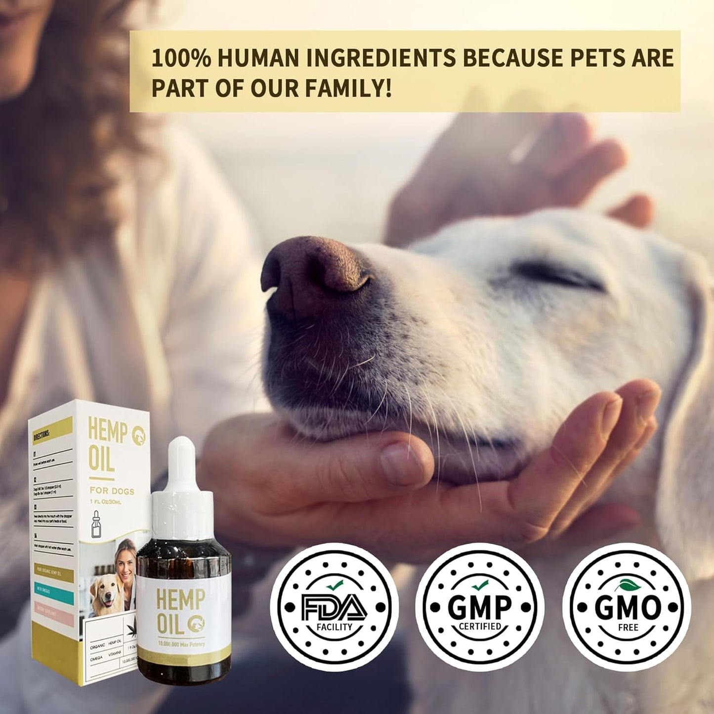 Petsmetabolism boosterCalming Drops for Dogs - Organicmetabolism boosterOil for Anxiety, Sleep, Pain, Inflammation, Arthritis, Allergies - Supports Skin, Joint & Hip Health - Herbal Supplements - Non-GMO