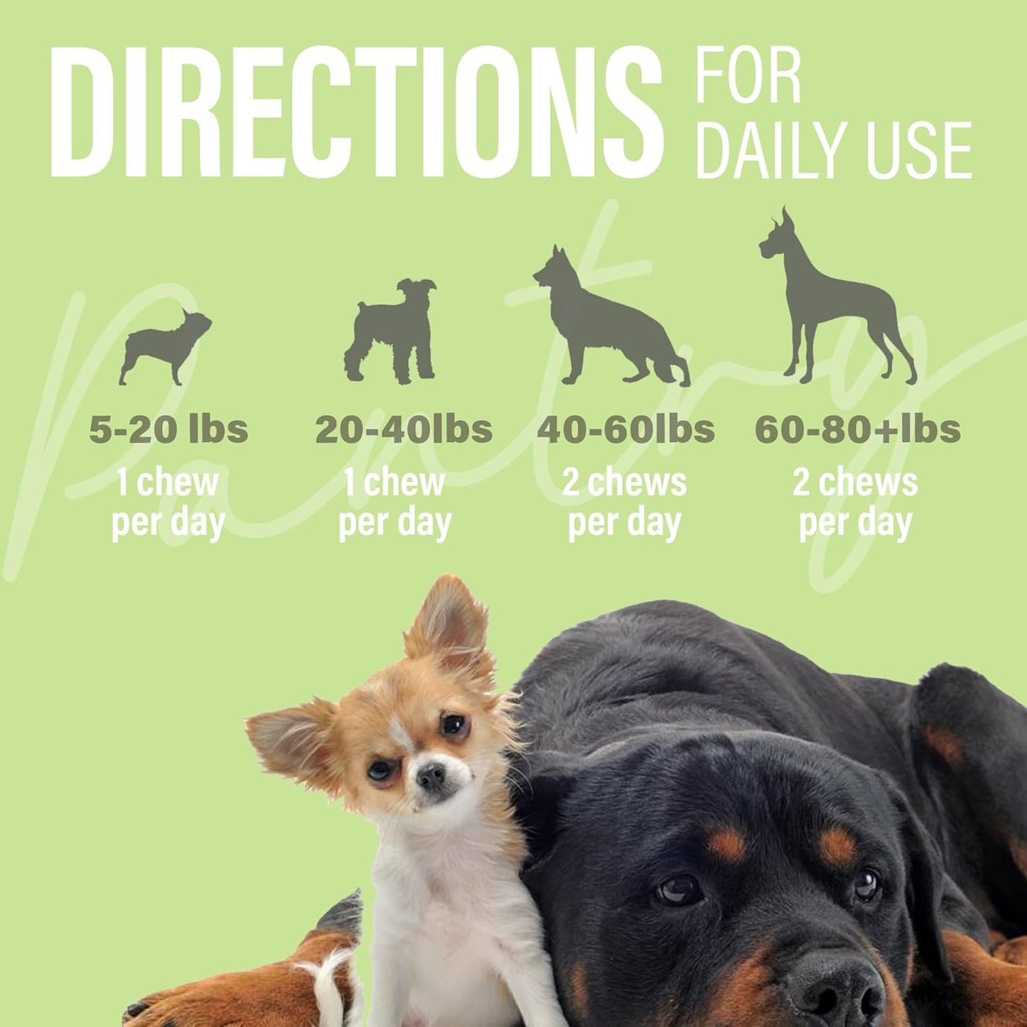 PetSteel Probiotic Dog Supplement with Prebiotics for Digestive Health, Allergy Support, and Joint Relief - 90 Soft Chews for Gut Health and Itchy Skin
