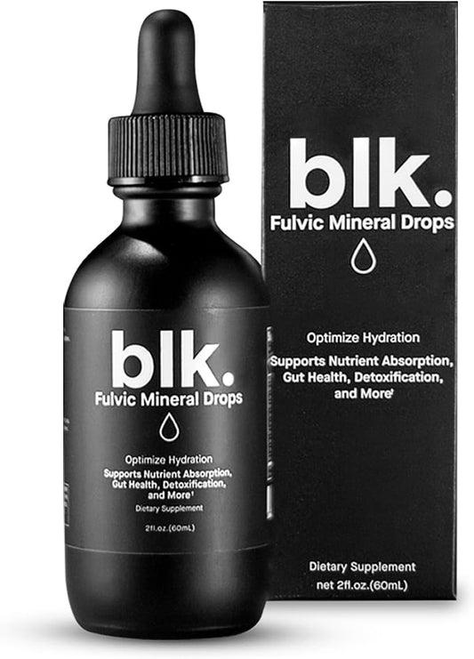 PH 8+ Alkaline Water Drops with Minerals, Electrolytes, Fulvic & Amino Acids, Sugar-Free - 2oz