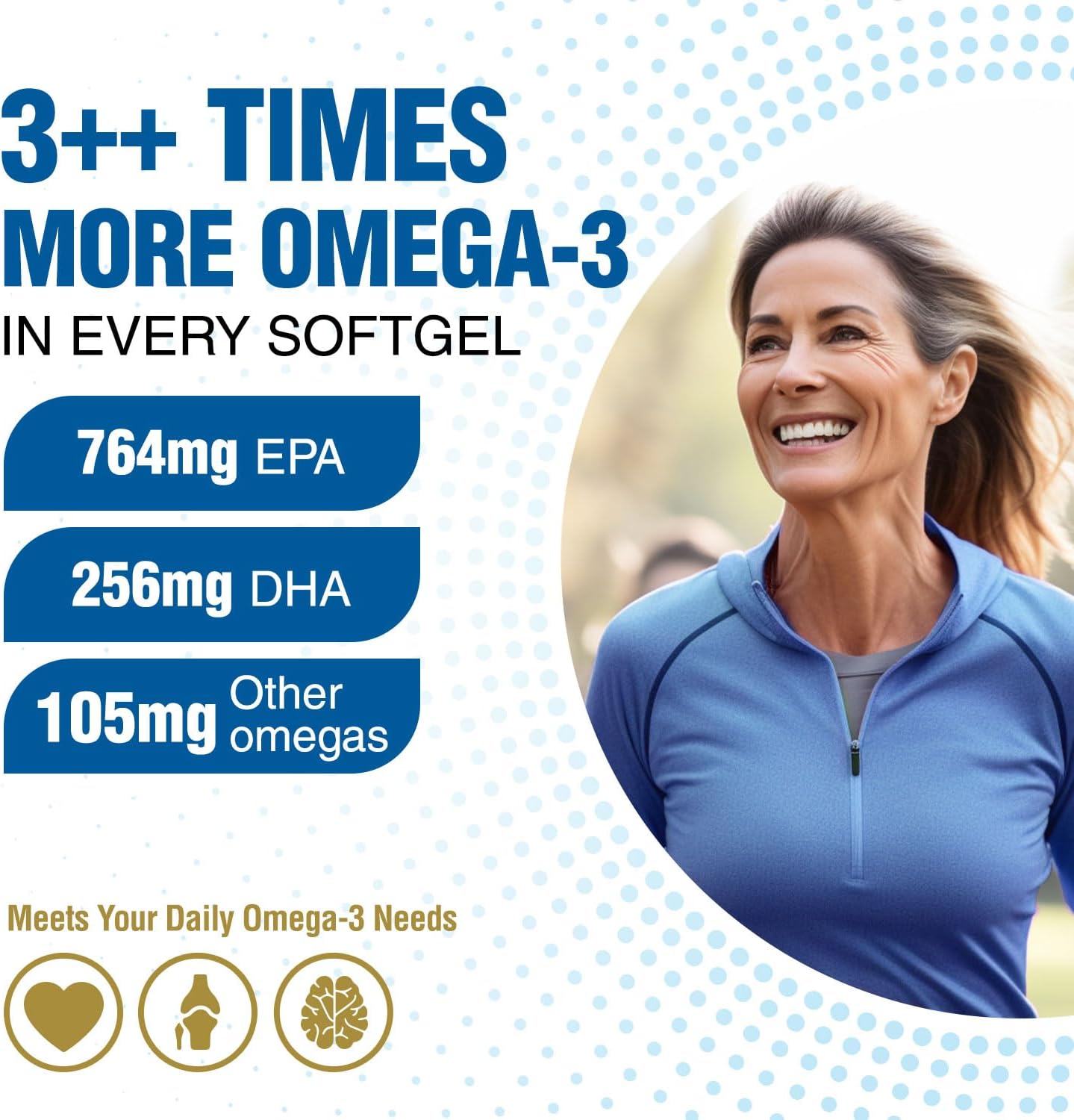 Pharmaceutical Grade LABO Nutrition OmaxPure Omega-3 Fish Oil, 120 Count, 1125mg DHA & EPA, CO2 Extracted rTG Form for Heart, Joint, Brain & Immune Support
