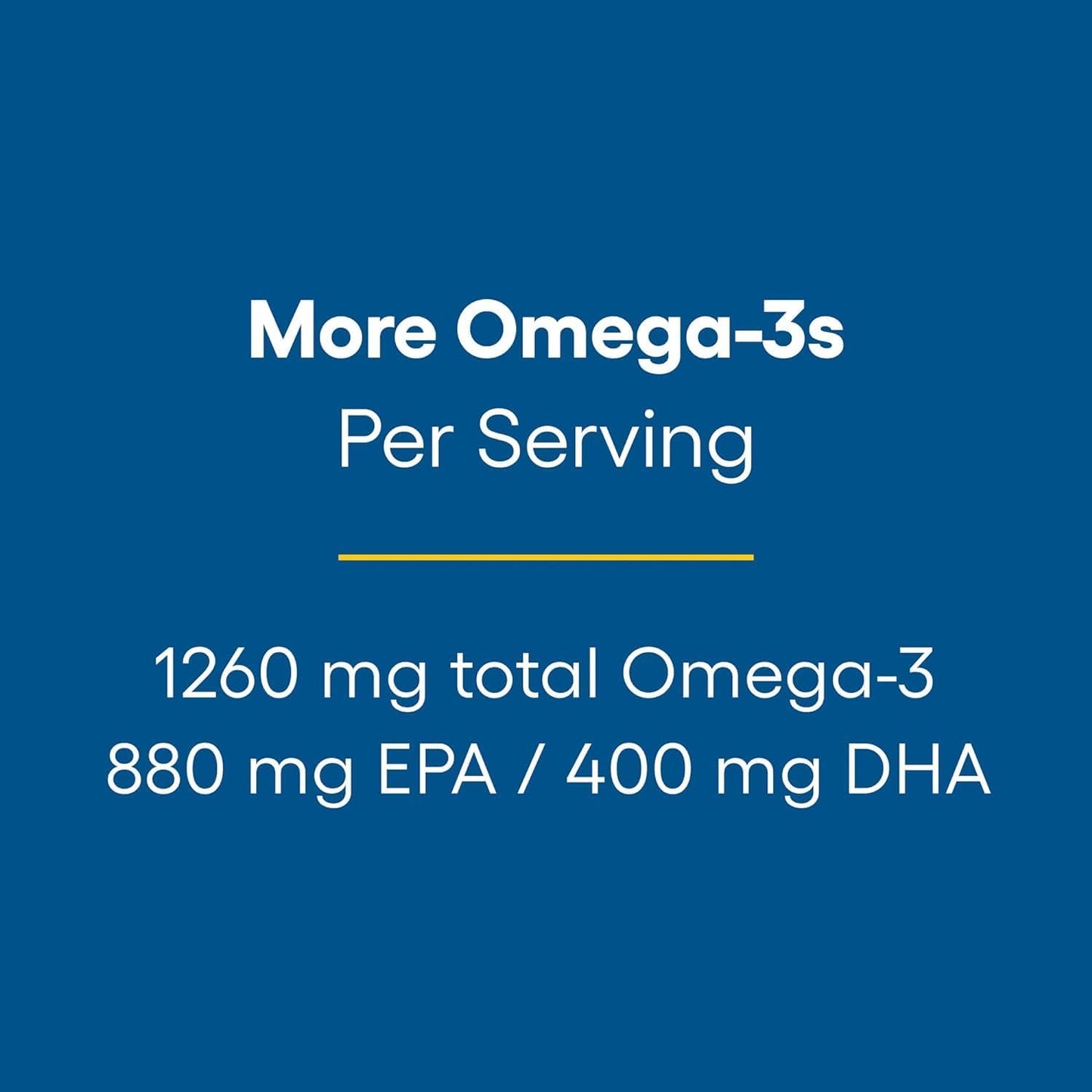Pharmaceutical Grade Natural Factors RxOmega-3 Fish Oil, 1260 mg Omega-3 Per Serving, No Fishy Aftertaste, 240 Count