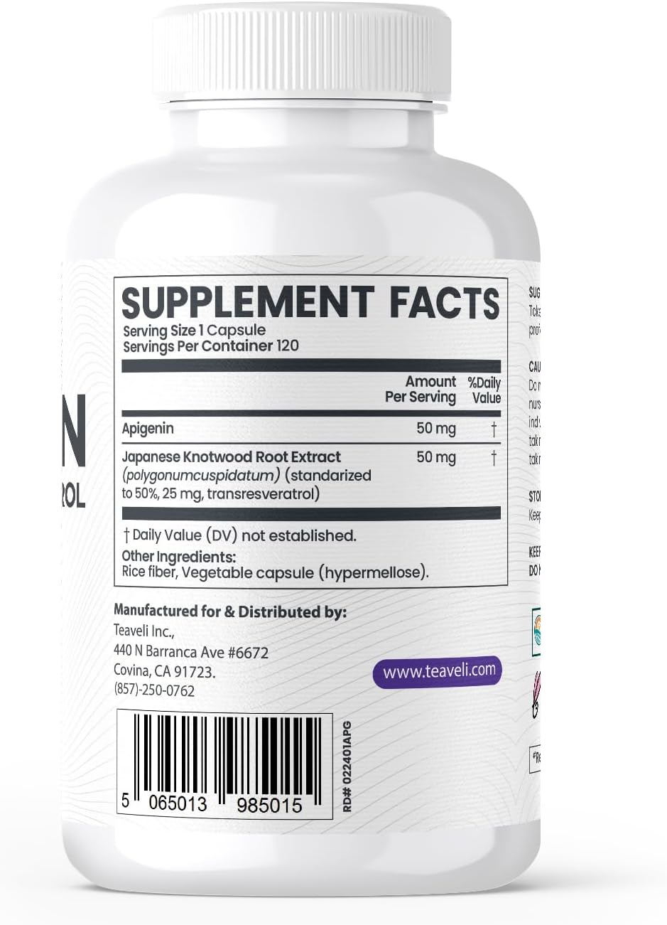 PharmaGABA and Apigenin Bundle for Improved Focus and Better Sleep by Teaveli