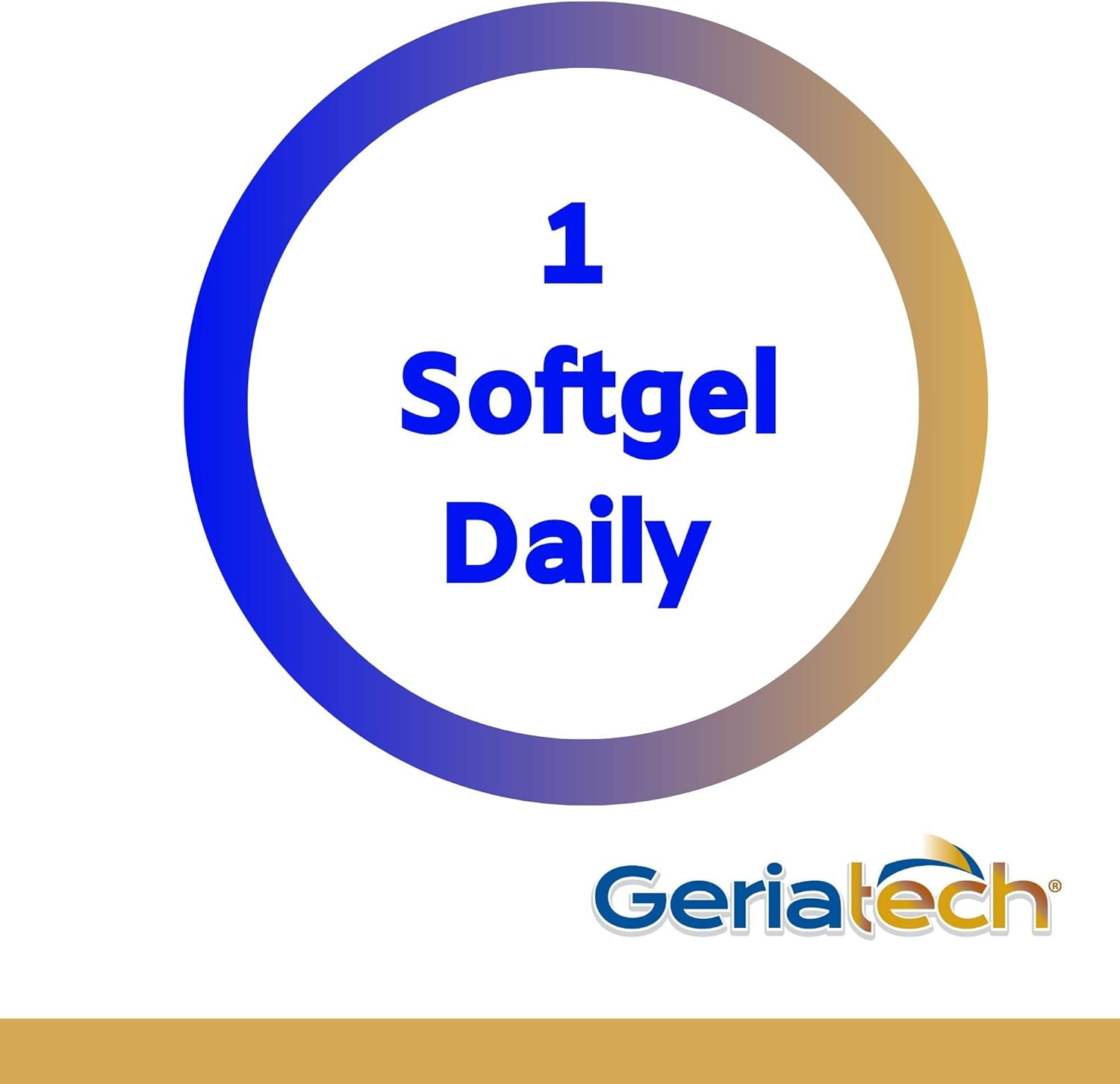 Pharmatech Geriatech Senior Multivitamin Supplement for Women and Men Over 60 with Vitamin B12 - 100 Softgels