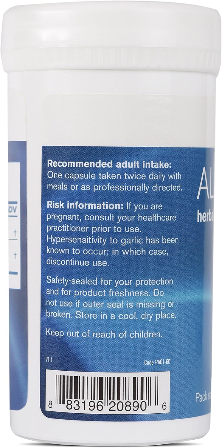 Pharmax Alli-Cinn Capsules - Immunity, Digestion, and Circulation Support with Garlic and Cinnamon - 60 Count