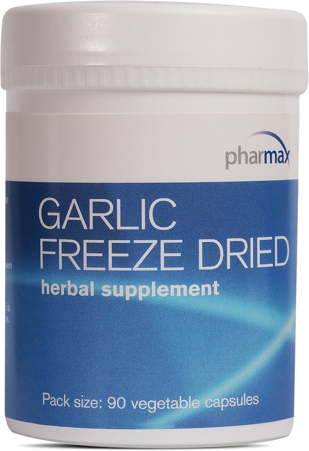Pharmax Garlic Freeze Dried Capsules - Promotes Cardiovascular and Respiratory Health - 90 Count