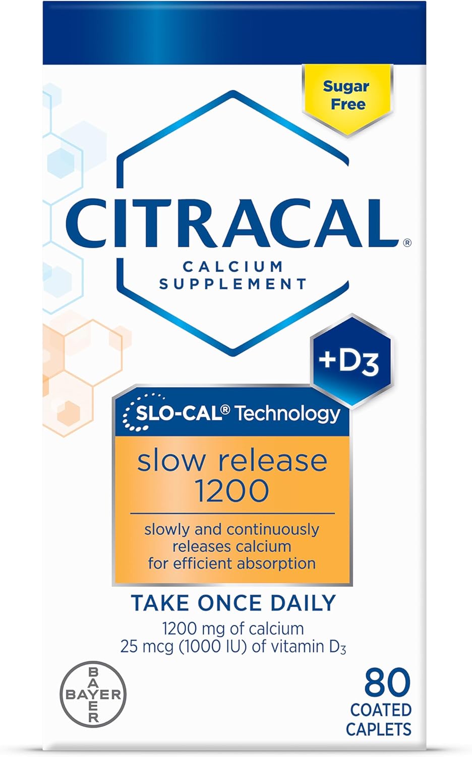 Phillips Colon Health Probiotic Capsules for Daily Symptom Defense + Citracal Slow Release 1200 with Calcium Citrate & Carbonate Blend