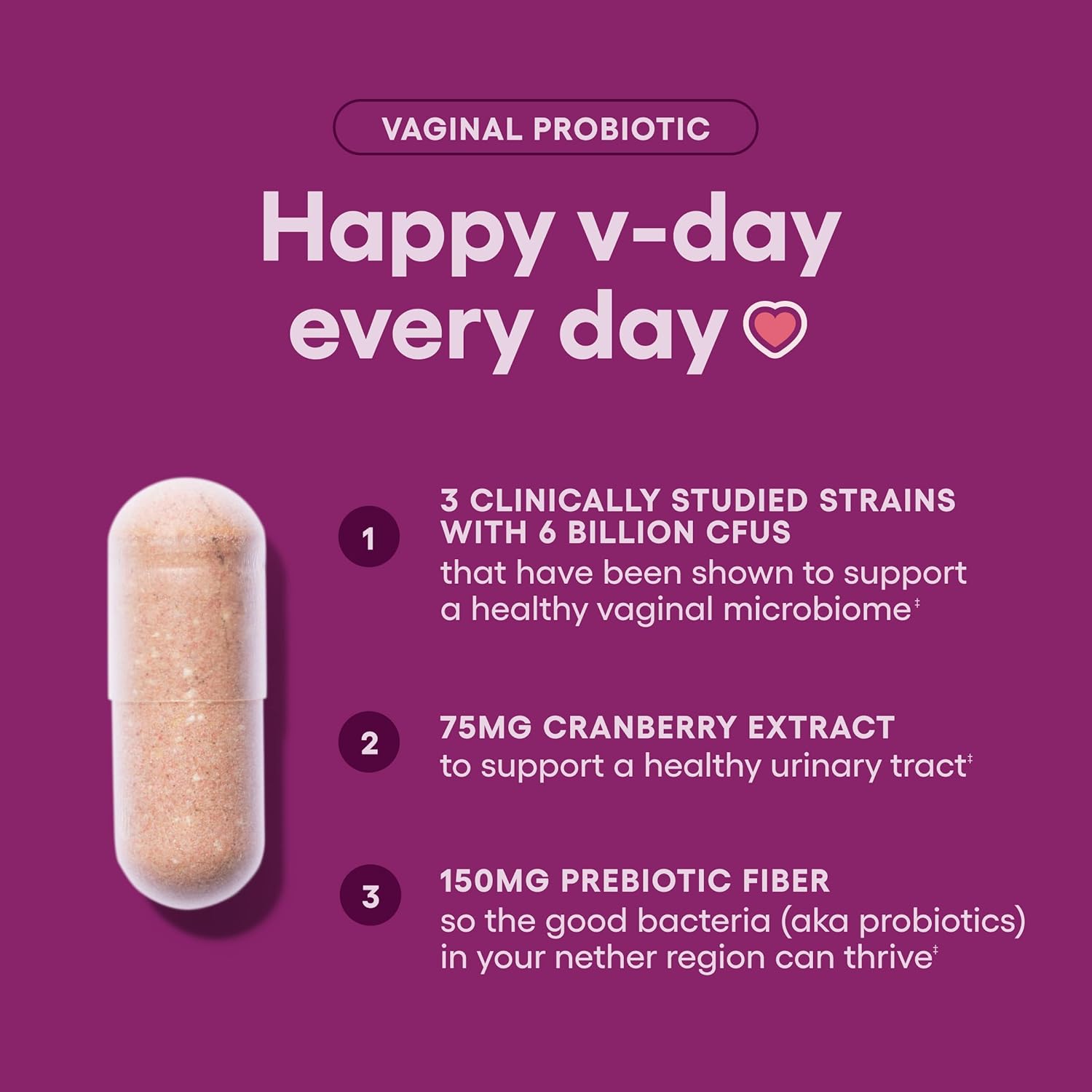 Physician's CHOICE Vaginal Probiotics with Licorice Root - Supports PH Balance, Odor Control, Yeast, and Feminine Health - 6B CFU - Organic Prebiotic and Cranberry - 60 CT