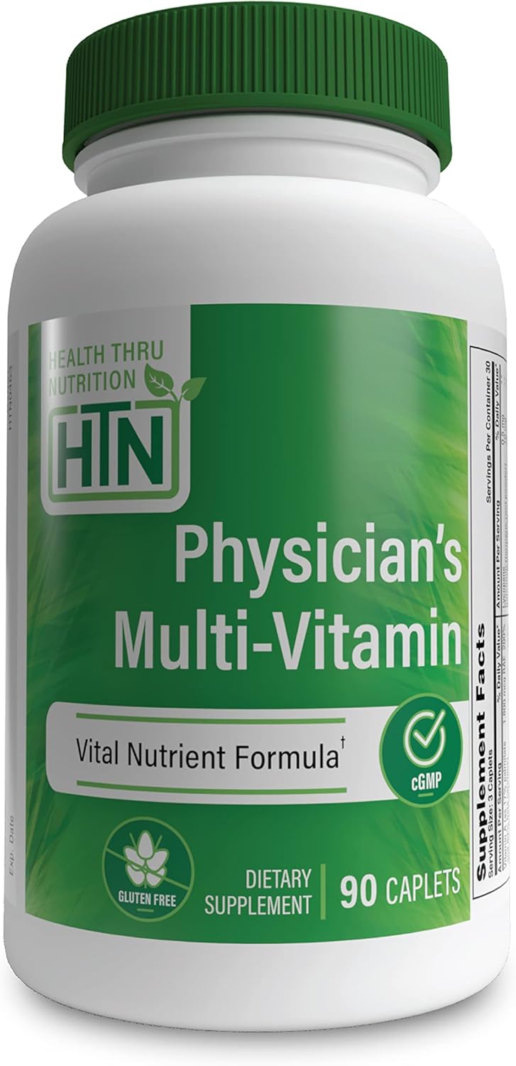 Physician's Multi-Vitamin Complex with 60+ Vital Nutrients for Complete Wellness Support (90 Count)