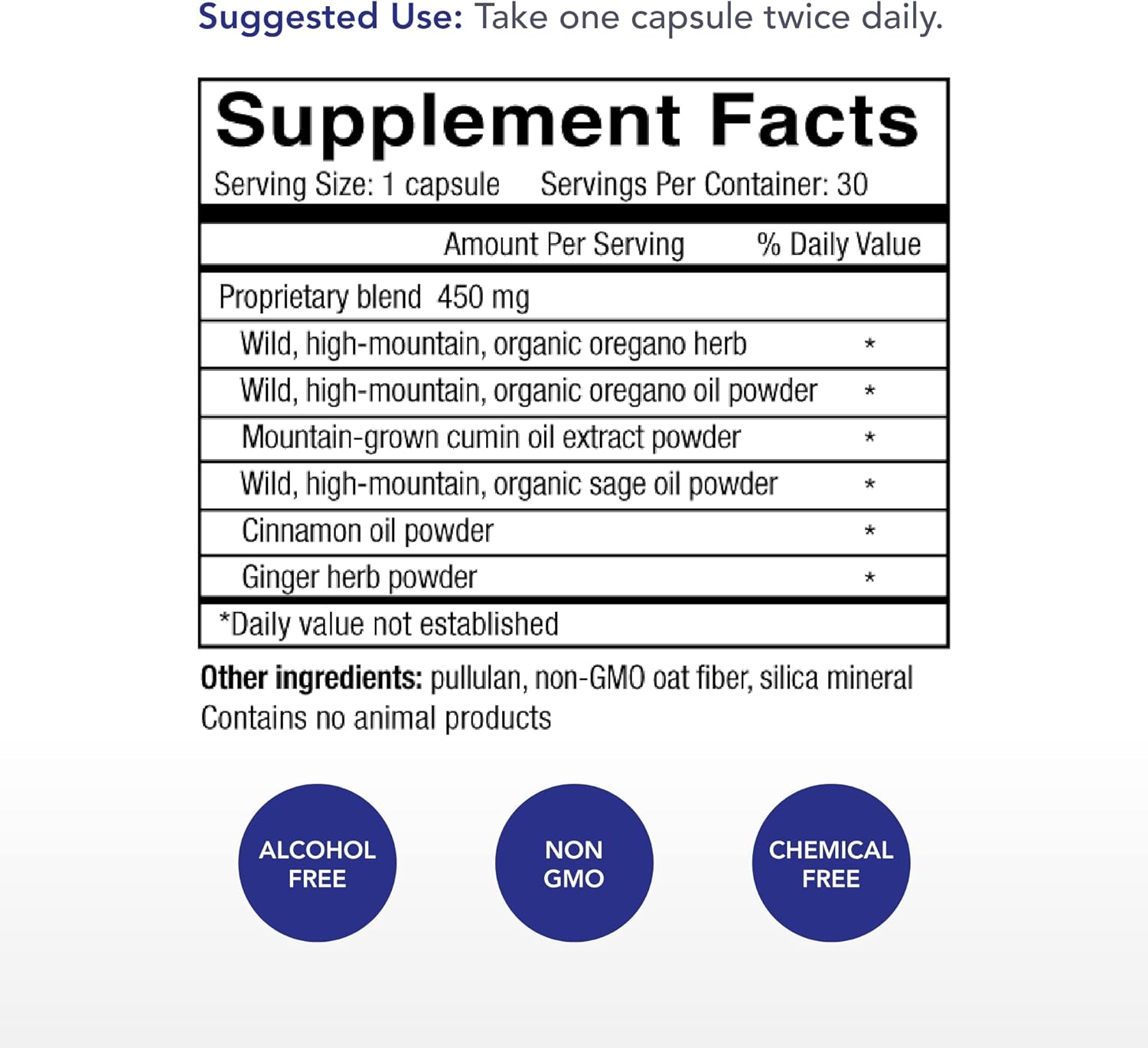 Physician's Strength Oregacillin Capsules - Respiratory Health Support with Multiple Spice Extract - 30 Servings