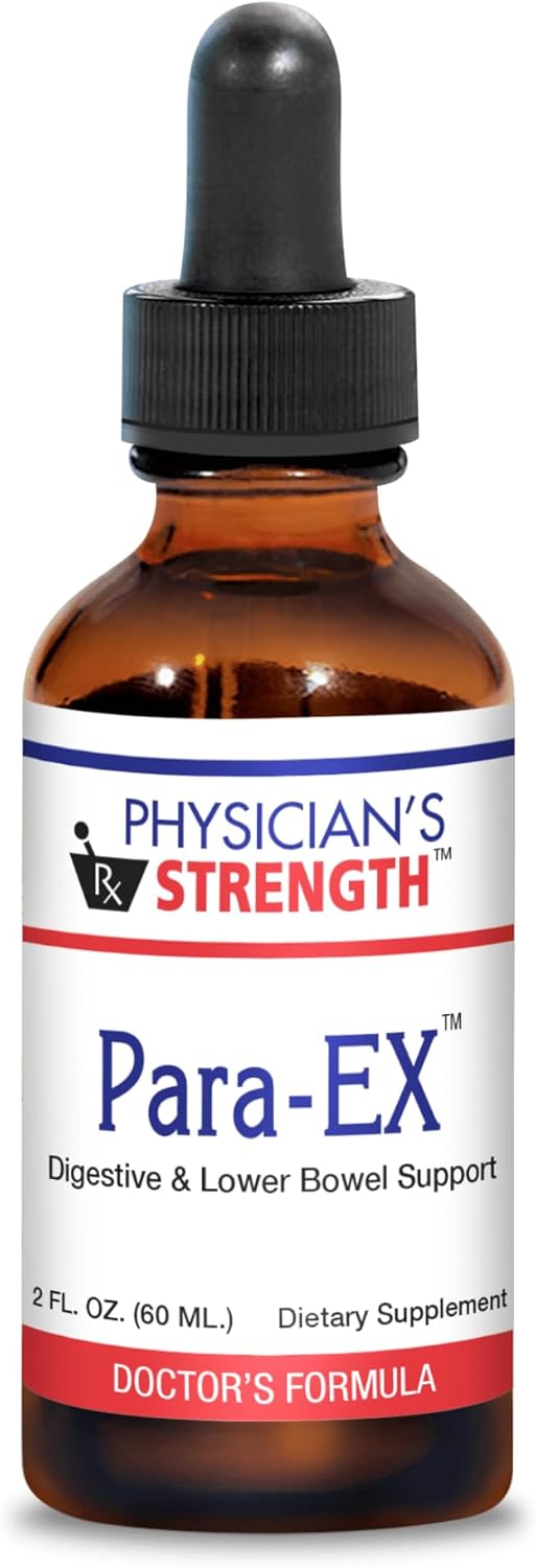 Physician's Strength para-EX: Digestive and Lower Bowel Support Supplement - 2 fl oz - 86 Servings