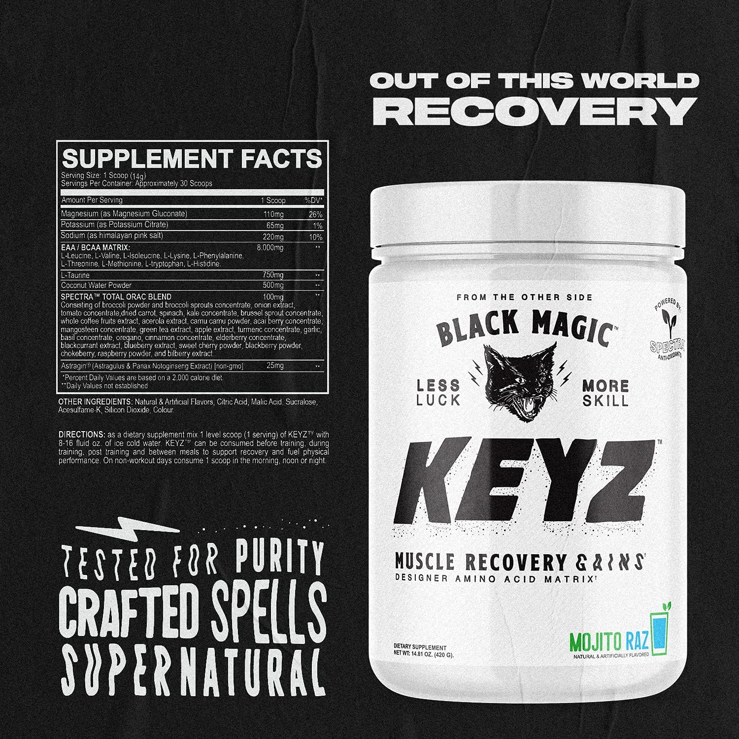 Pina Colada Amino Acid Matrix Powder for Muscle Recovery & Endurance - 14.81 oz - EAA's, BCAA's, Taurine - Keto Friendly