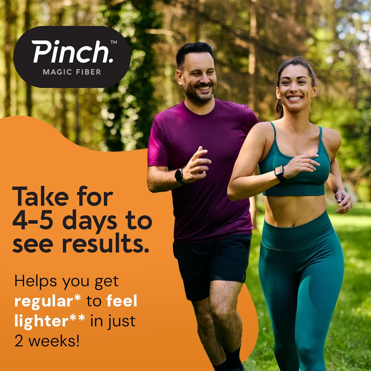 Pinch Magic Prebiotic Fiber Supplement & Shaker Combo for Digestive Health - Keto, Vegan, Sugar-Free - BPA-Free Shaker - USA-Made - 28-Day Supply - 20 oz