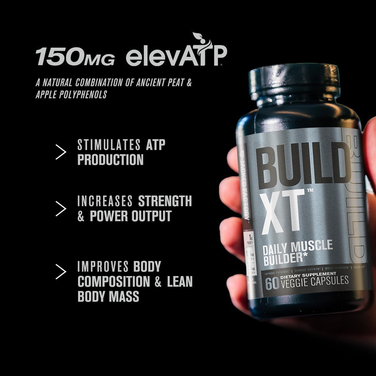 Pineapple Nitrosurge Pre-Workout & Build XT Muscle Building Bundle for Men & Women by Jacked Factory