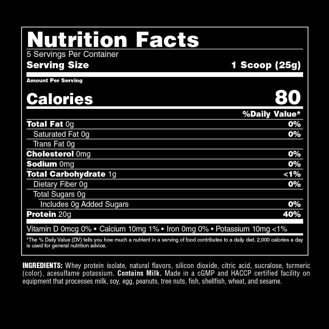 Pineapple Orange Animal Clear Whey Isolate Protein Powder - 5g BCAA, Easy-to-Digest, Refreshing Drink for Men and Women, 125g