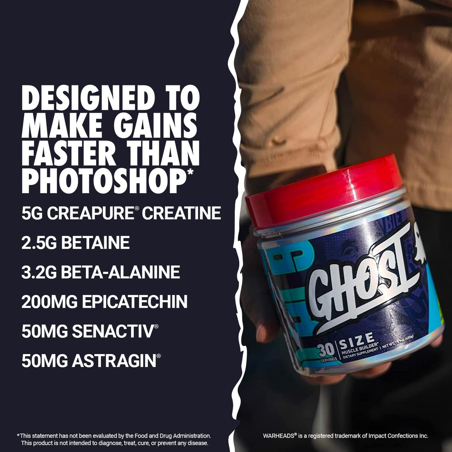 Pineapple Pump Nitric Oxide Powder & Warheads Sour Watermelon Muscle Builder Bundle for GHOST Brand