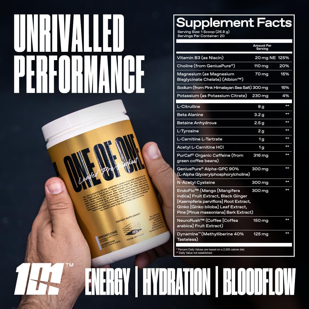 Pink Burst Loaded Pre-Workout with EndoFlo™ & Genius Pure™ Alpha GPC for High-Stim Energy & Focus, NeuroRush™ & Dynamine® for Endurance, No Crash, No Artificial Sweeteners