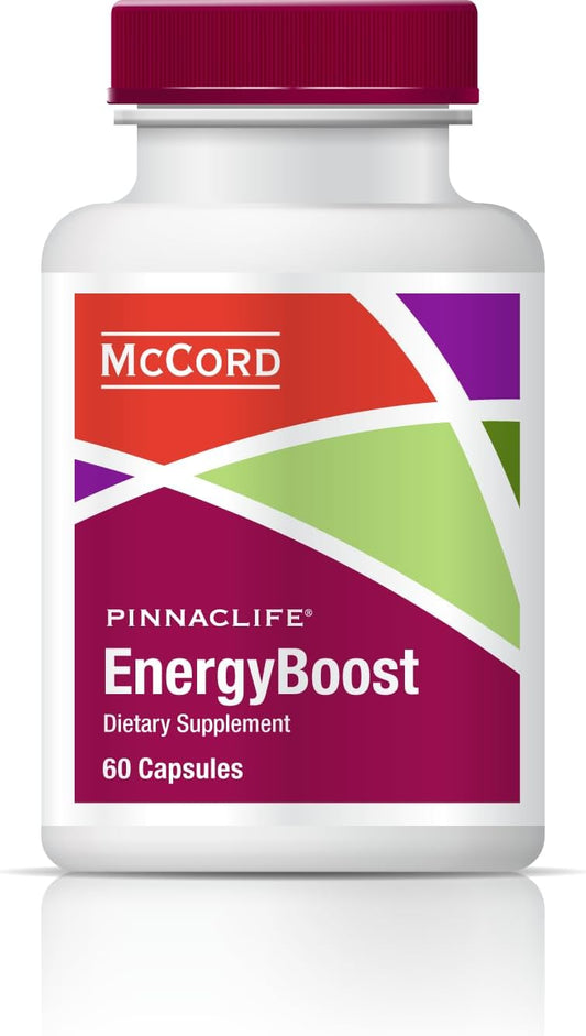 Pinnaclife Olivamine EnergyBoost Capsules with Taurine, Rhodiola, Vitamin B12, Caffeine, Olive Leaf Extract - 60 Count