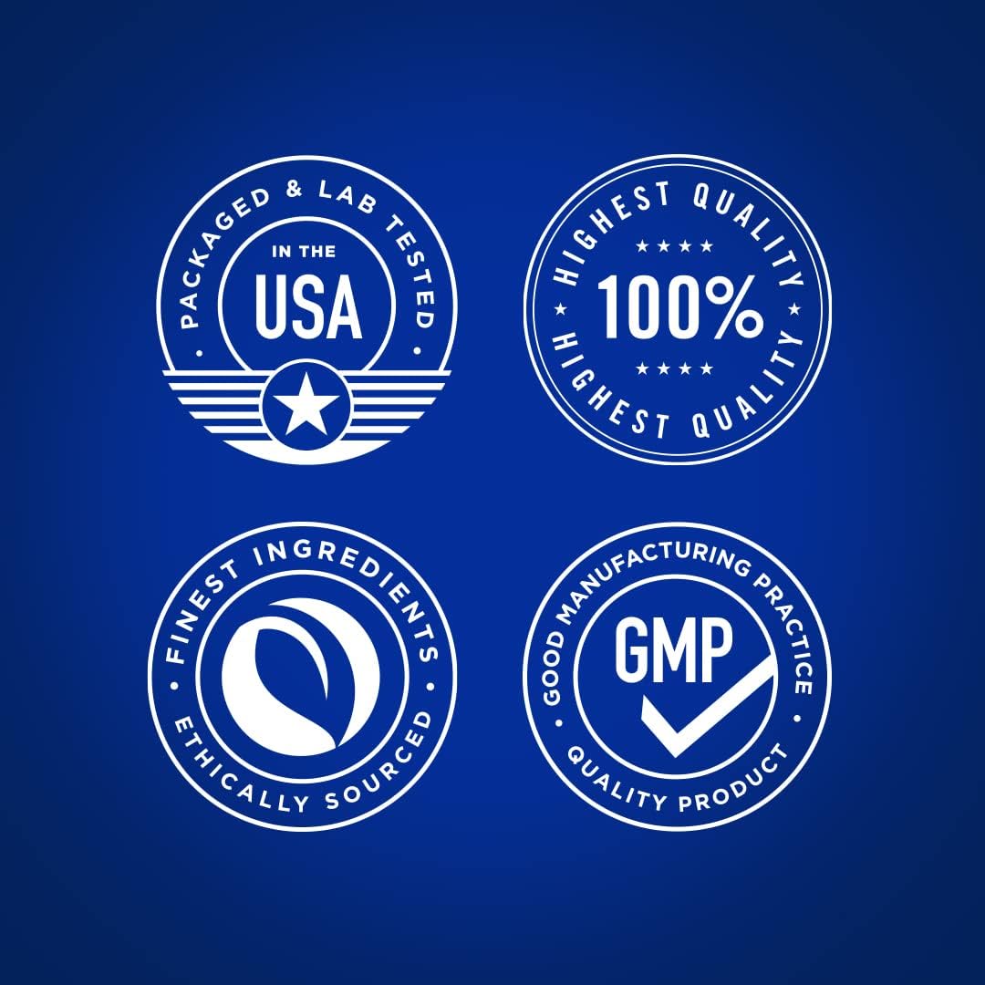 Piping Rock Glucosamine HCL 1500mg Caplets - Mega Strength Non-GMO Gluten Free Supplement