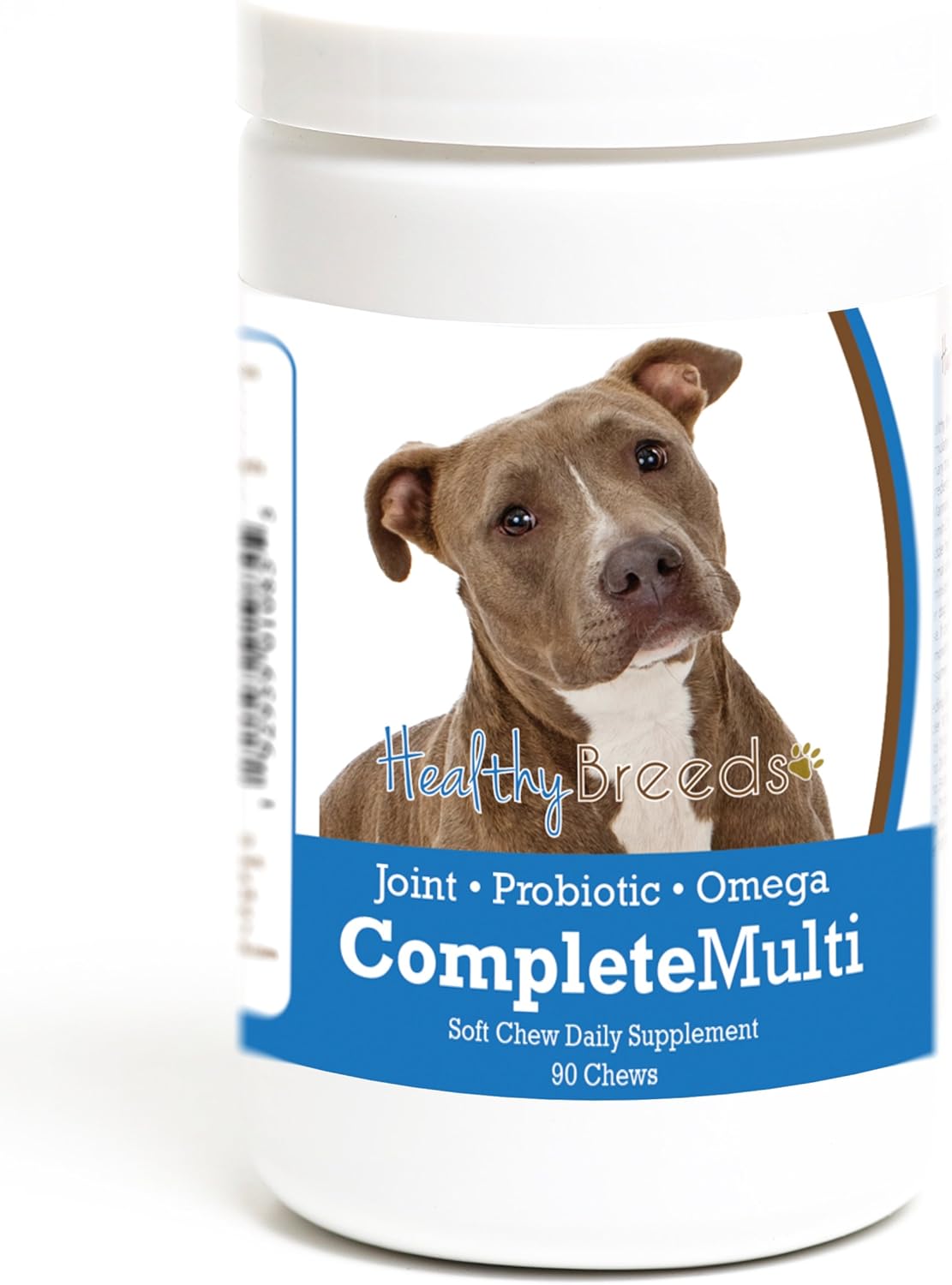 Pit Bull All in One Multivitamin Soft Chew - 90 Count for Healthy Breeds